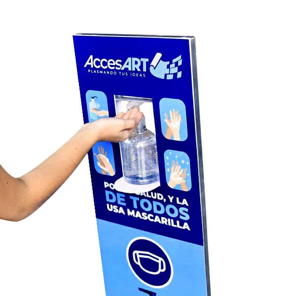 TÓTEM DISPENSADOR ALCOHOL EN GEL