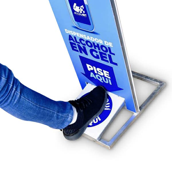 TÓTEM DISPENSADOR ALCOHOL EN GEL