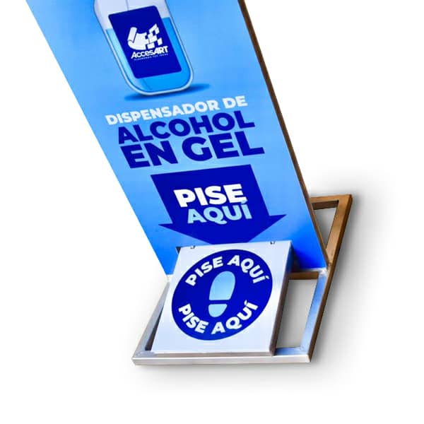 TÓTEM DISPENSADOR ALCOHOL EN GEL