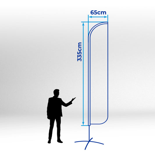 Flag Banner 4.5 metros (banderola)