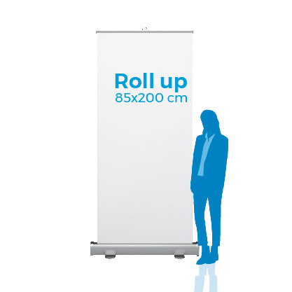 DISPLAY ROLLER UP RETRACTIBLE 85CM X 200CM