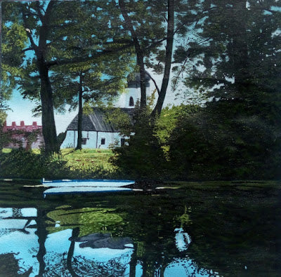 Vista del Pueblo (Oleo sobre lienzo)