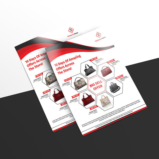 Volantes 1/4 Carta papel Bond