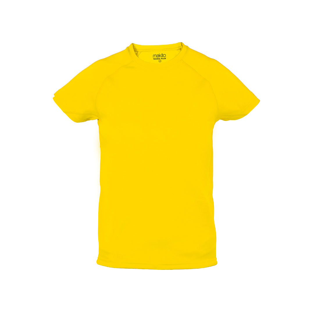 Camiseta Niño Tecnic Plus AMARILLO